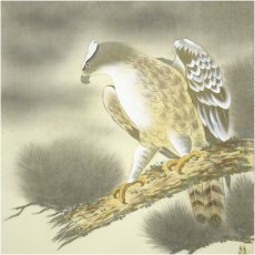 画像4: 忠之筆　三福之図　肉筆絹本掛軸（共箱） (4)