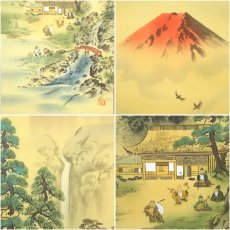 画像6: 月庵筆　開運十全図　肉筆絹本掛軸（共箱） (6)