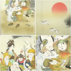 画像6: 春園筆　七福神　肉筆絹本掛軸 (6)