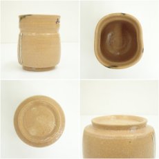 画像6: 加藤芳右衛門造　赤織部火入（共箱） (6)