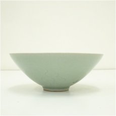 画像4: 朴奇泉造　高麗青磁　茶碗（共箱） (4)