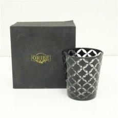 画像1: モダンアートキリコ　「ORIBE」製　切子ガラスコップ（共箱） (1)