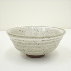 画像2: 市川廣三造　灰釉茶碗（共箱） (2)