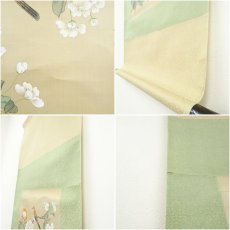 画像7: 石舟筆　花鳥図　肉筆絹本掛軸（箱付） (7)