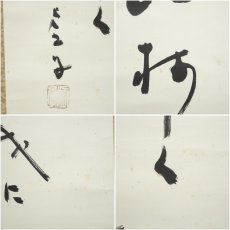 画像6: 高浜虚子筆　「紅梅」俳句　肉筆紙本掛軸（共箱） (6)