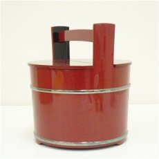 画像3: 若島孝雅造　皆朱手桶（共箱） (3)