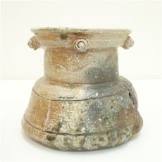 画像2: 信楽焼 作家物 水指(共箱) (2)