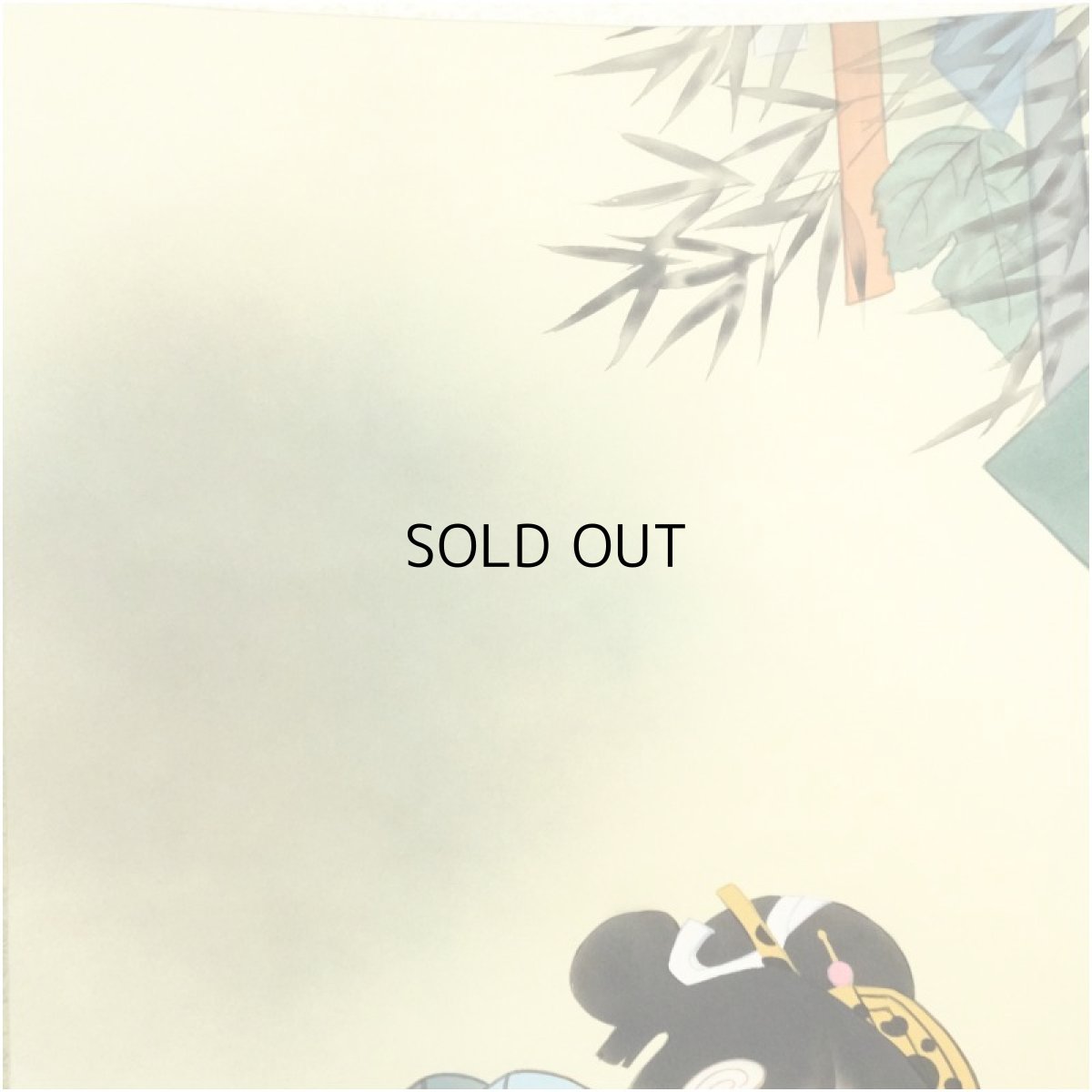 画像3: 淳筆　美人図　肉筆絹本掛軸（共箱） (3)