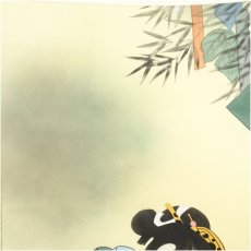 画像3: 淳筆　美人図　肉筆絹本掛軸（共箱） (3)