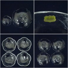 画像6: ノリタケ　梅型冷鉢揃（共箱） (6)