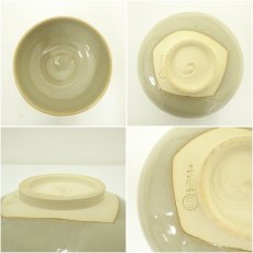 画像6: 赤膚焼　大塩昭山造　奈良絵茶碗（箱付） (6)