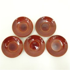 画像4: 春慶塗　茶托5客（箱付） (4)