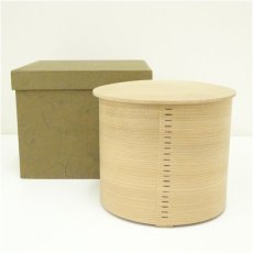 画像1: 木地曲水指（箱付） (1)