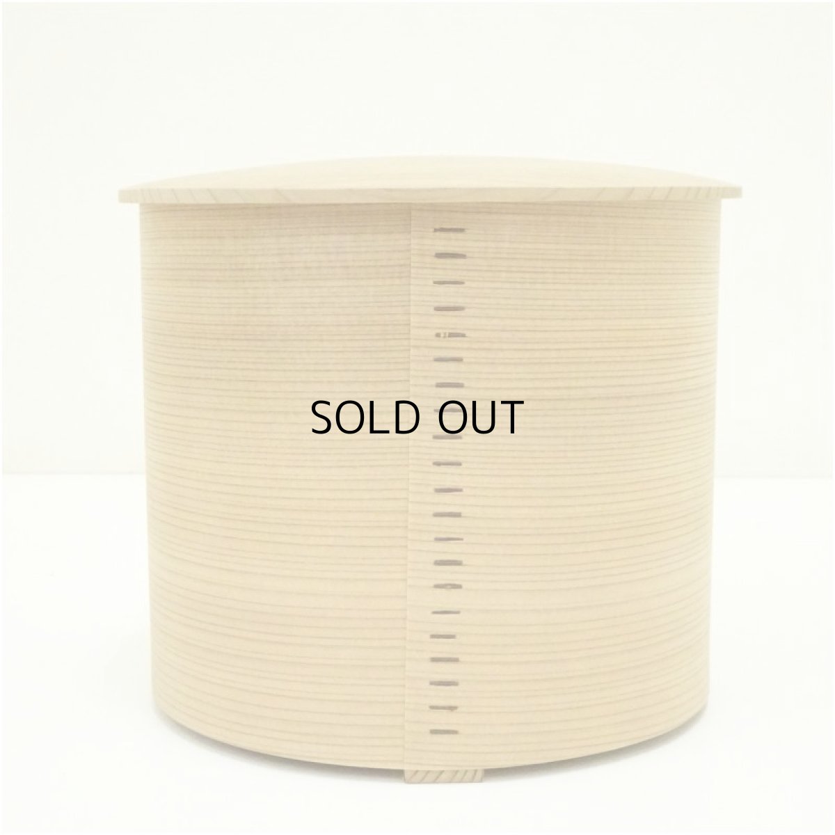 画像2: 木地曲水指（箱付） (2)