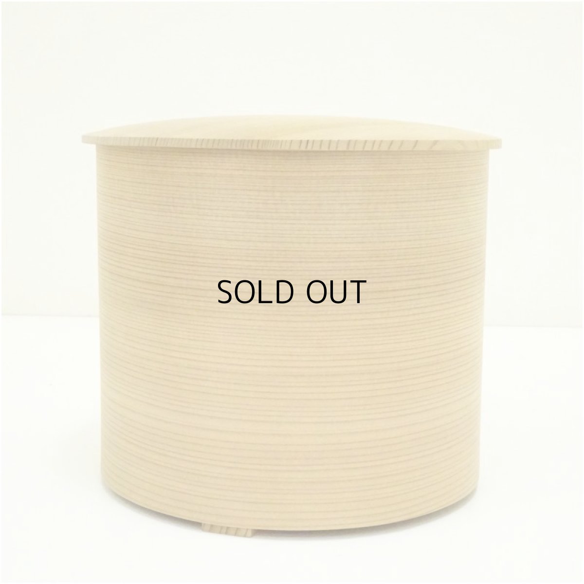 画像4: 木地曲水指（箱付） (4)