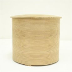 画像4: 木地曲水指（箱付） (4)