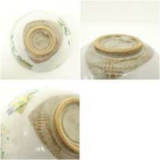 画像7: 京焼　桑野睦子造　御所の花　桔梗茶碗 (7)