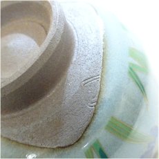 画像5: 京焼　桑野睦子造　御所の花　菖蒲茶碗 (5)