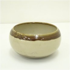 画像2: 古物　尾戸焼　宗晋造　鉄鉢（共箱） (2)