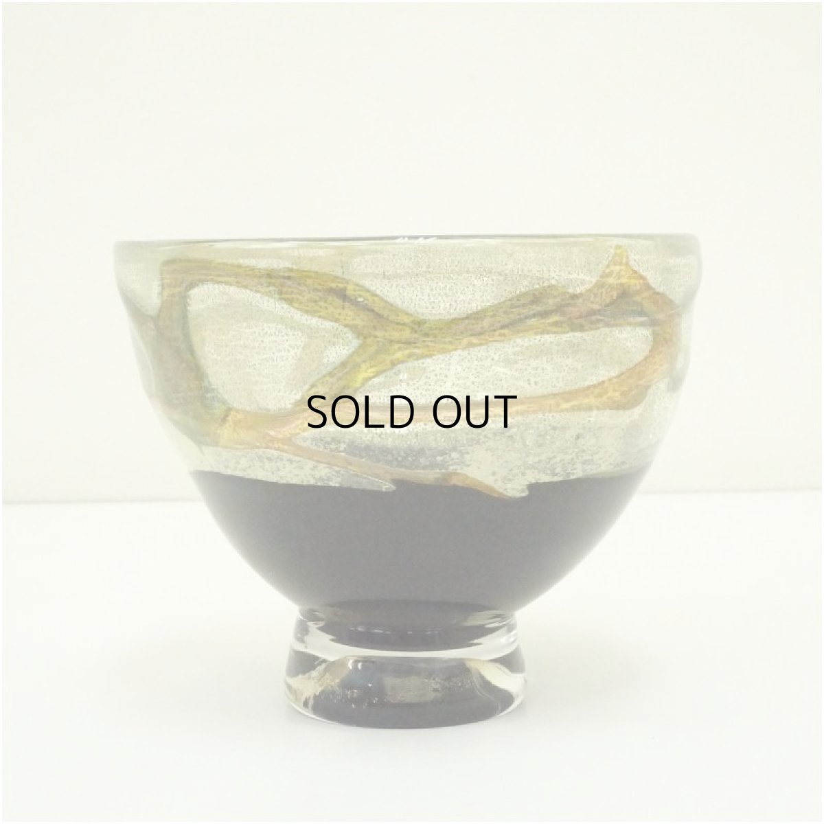 画像2: 作家物　ガラス茶碗 (2)