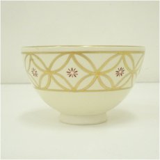 画像3: 橋本紫雲造　色絵七宝繋ぎ茶碗 (3)