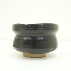 画像4: 作家物　黒織部茶碗（箱付） (4)