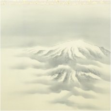 画像3: 小川翠湖筆　上高地　肉筆絹本掛軸（共箱） (3)