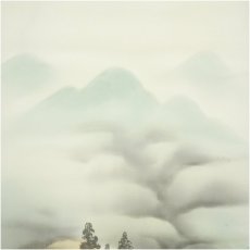 画像3: 山口五峰筆　四神相応図　肉筆絹本掛軸（共箱） (3)