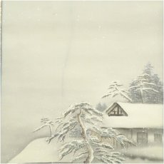 画像3: 観峰筆　親鸞聖人雪枕図　肉筆絹本掛軸（共箱） (3)