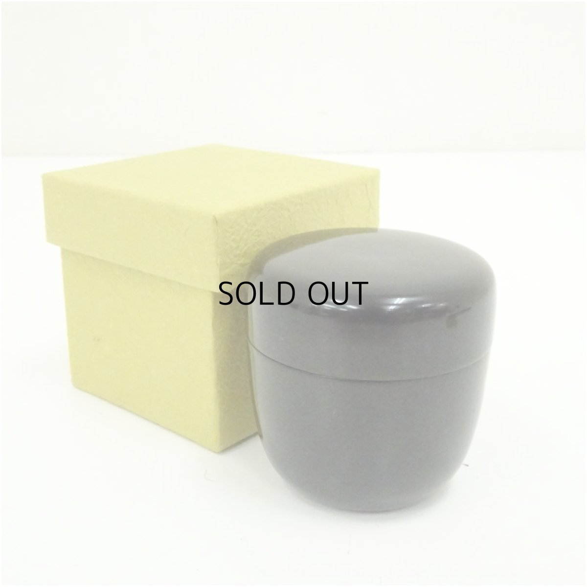 画像1: 漆塗　中棗（箱付） (1)