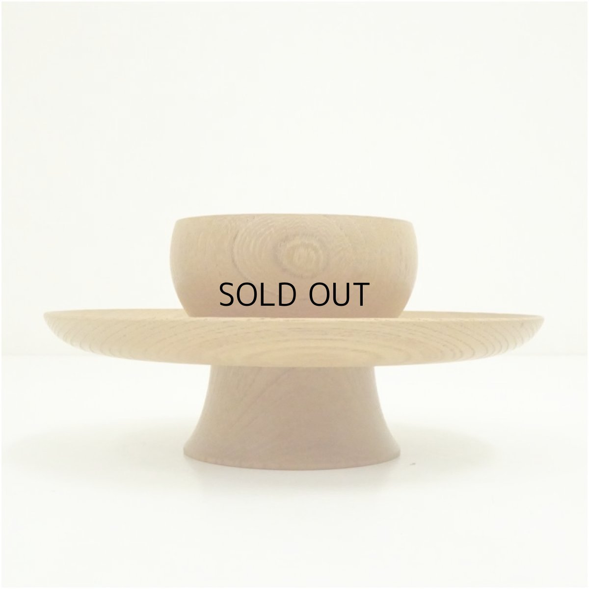 画像3: 木地天目台（箱付） (3)