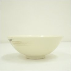 画像4: 京焼　橋本紫雲造　色絵青楓文茶碗（共箱） (4)