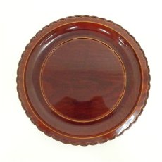 画像2: 春慶塗　輪花盆（箱付） (2)