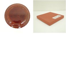 画像6: 春慶塗　輪花盆（箱付） (6)