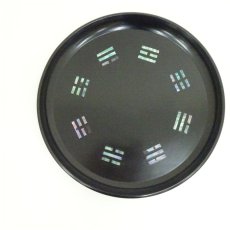 画像2: 螺鈿　八卦盆（箱付） (2)