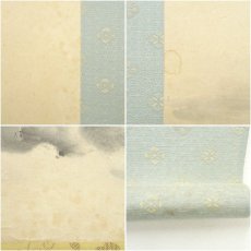 画像7: 志恵筆　水墨花図　肉筆紙本掛軸（紙箱） (7)