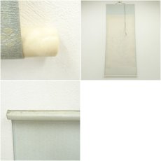 画像9: 志恵筆　水墨花図　肉筆紙本掛軸（紙箱） (9)