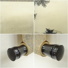 画像8: 中国　作家物　寒山寺図　肉筆絹本掛軸 (8)