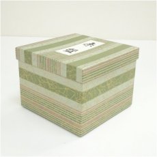 画像5: 京焼　龍靖造　色絵笹文茶碗（箱付） (5)