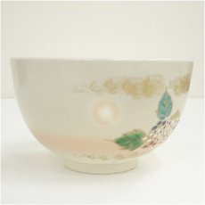 画像3: 京焼　善清造　色絵紫陽花茶碗（箱付） (3)