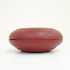 画像2: 池博造　紀州本根来塗香合（共箱） (2)