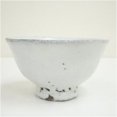 画像2: 萩焼　鞍見窯　高見世清光造　茶碗（共箱） (2)