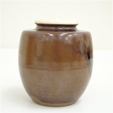 画像3: 渡辺伸治造　大名物初花写茶入（共箱）　□z (3)