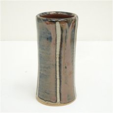 画像1: 作家物　鉄絵花瓶 (1)