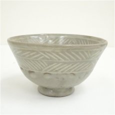 画像1: 三島茶碗 (1)