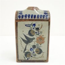 画像1: メキシコ製　色絵花瓶 (1)