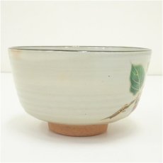 画像3: 京焼　橋本紫雲造　乾山写柿ノ絵茶碗（共箱） (3)