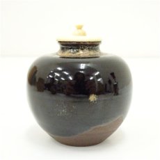 画像3: 京焼　桶谷定一造　文琳茶入（共箱）　□z (3)