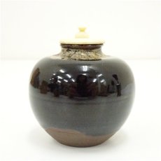 画像4: 京焼　桶谷定一造　文琳茶入（共箱）　□z (4)