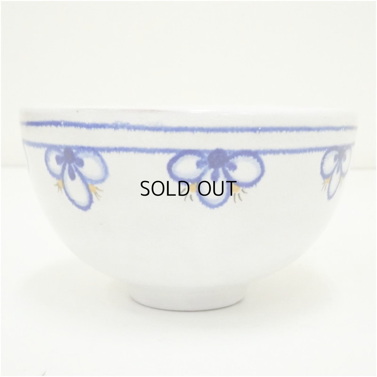 画像4: イタリア製　ファエンツァ（FAENZA）造　花つなぎ茶碗（保護箱） (4)